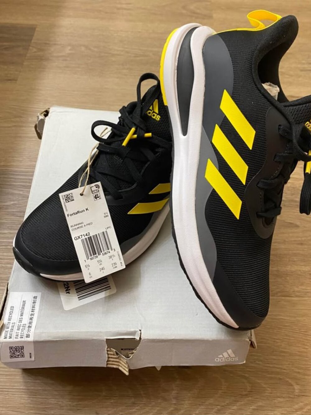 Adidas FortaRun K Kids Sneakers – US Size 6
